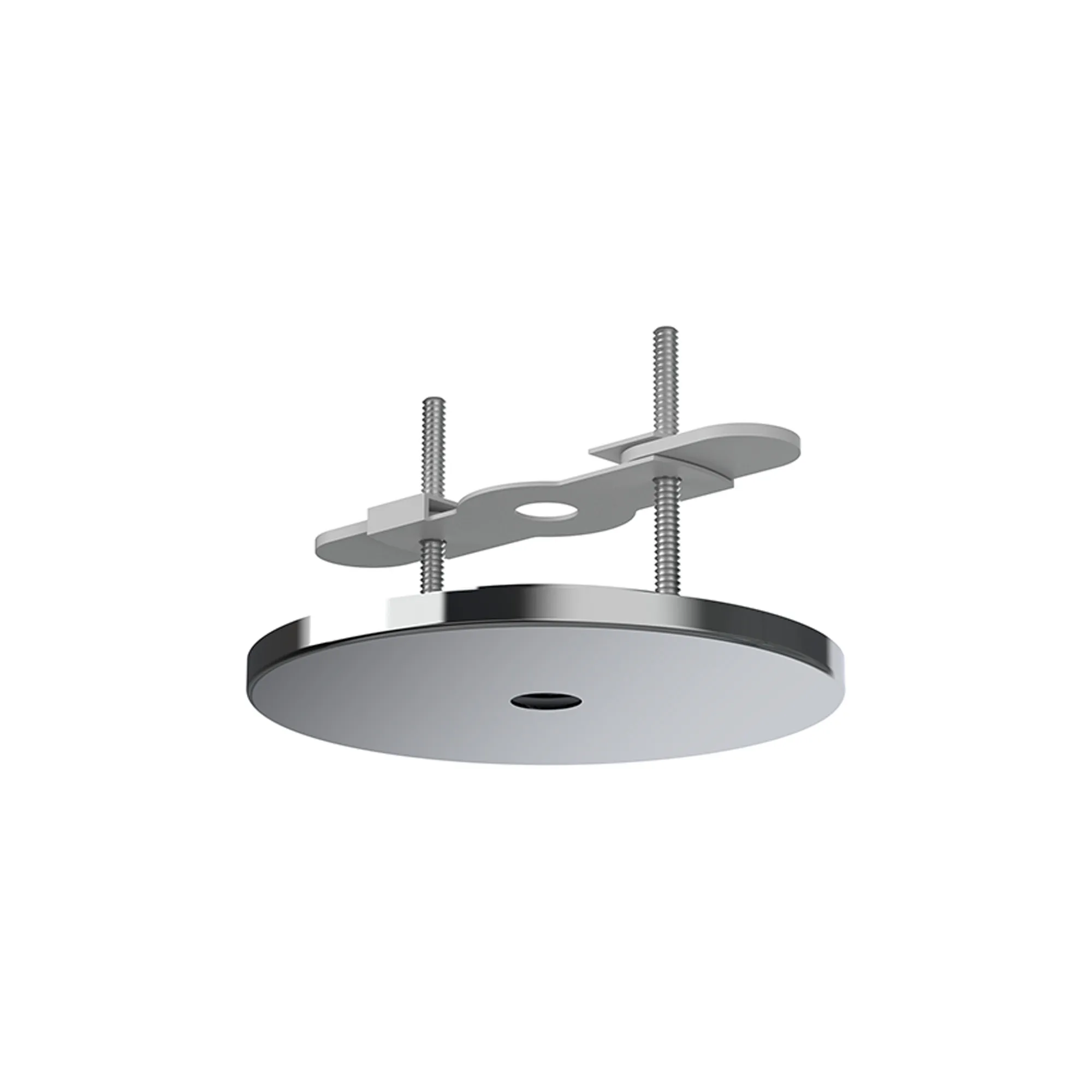 M9359  Modular 9cm Round 1 DC Plug Recessed Canopy/Ceiling Rose Kit (FRAME ONLY) (Excluding Driver), Chrome